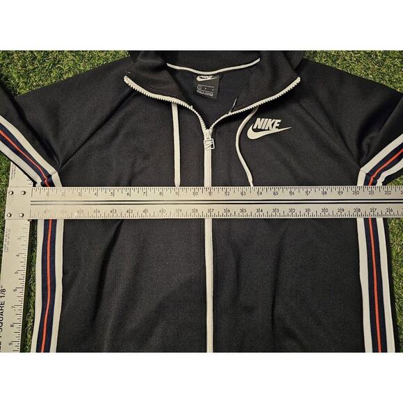 Nike Hoodie Womens Large Black Tracksuit Jacket Full Zip Sportswear Hooded - Picture 5 of 7